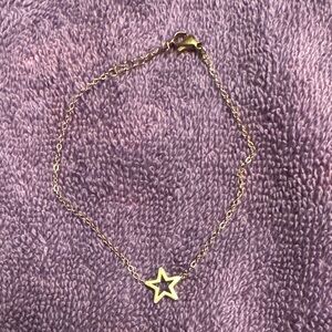 Gold Star Charm Bracelet
